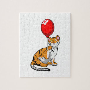 Tiger with Balloon ジグソーパズル