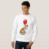 Tiger with Balloon スウェットシャツ (正面フル)