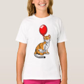 Tiger with Balloon Tシャツ (正面)