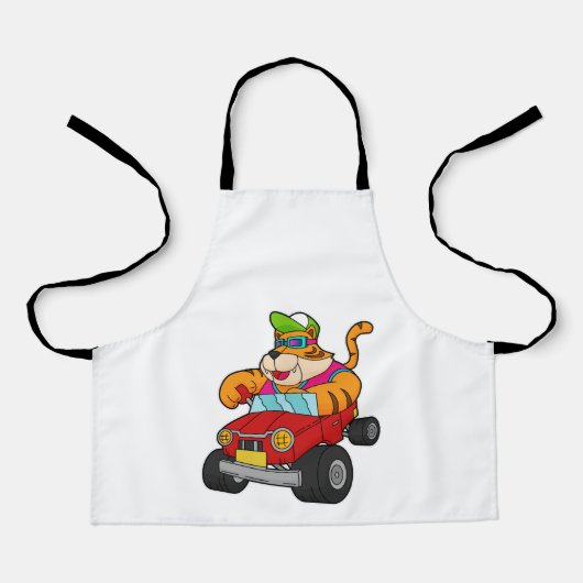 Tiger with Car エプロン (正面)