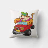 Tiger with Car クッション (裏面)