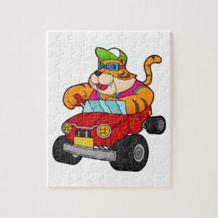 Tiger with Car ジグソーパズル