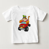 Tiger with Car ベビーTシャツ (正面)