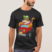 Tiger with Car Tシャツ (正面)