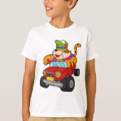 Tiger with Car Tシャツ (正面)