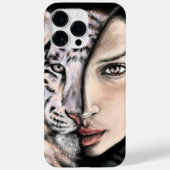 Tiger Woman iPhoneケース Case-Mate iPhoneケース (裏面)