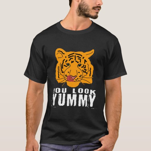 Tiger - You Look Yummy Ver.2濃 Tシャツ (正面)