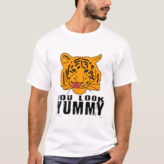 Tiger - You Look Yummy Ver.2 Tシャツ (正面)