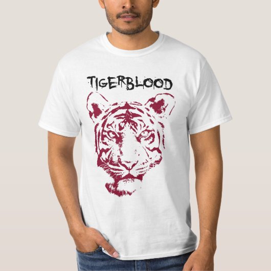 TIGERBLOODの赤 Tシャツ (正面)