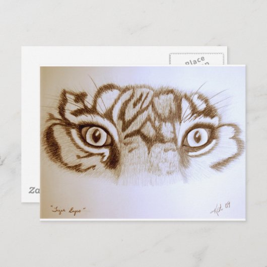 Tigereyes ポストカード (正面/裏面)