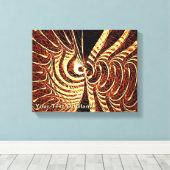 Tigerfish キャンバスプリント (インサイチュ (ウッドフロア))