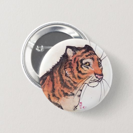 tigerfuudo 缶バッジ (正面&裏面)