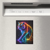 Tigermagnet in Neonfarben マグネット (インサイチュ (食洗機))
