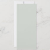 TigerNa Elegant Floral Wedding Invitation 招待状 (裏面)