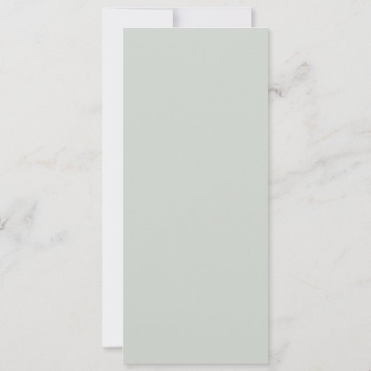 TigerNa Elegant Floral Wedding Invitation 招待状 (裏面)