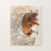 Tigers ジグソーパズル (縦)