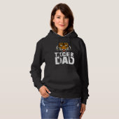 Tigers Dad  Roaring Tiger Tees Men's Tiger Face パーカ (正面フル)