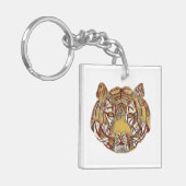 Tiger's Face Key Ring キーホルダー (正面左)