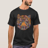 Tiger's Head Mens T Shirt Tシャツ (正面)