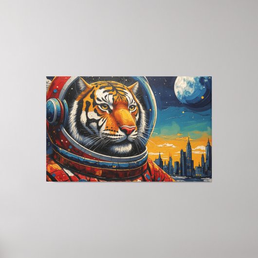 TIGERS IN SPACE-3 キャンバスプリント (正面)