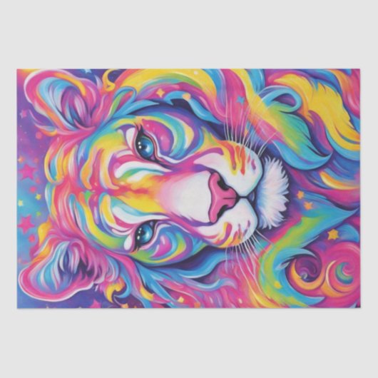 Tiger's Palette: Tiger カラフル Decompage , 薄葉紙 (正面)