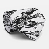 Tigerstripe Urban Camouflage – ブラック&グレー ネクタイ (ロール)