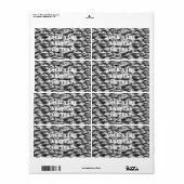 Tigerstripe Urban Camouflage – ブラック&グレー ラベル (フルシート)