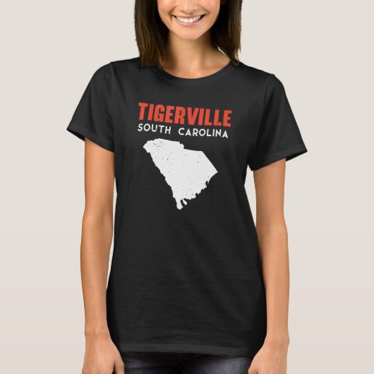 Tigerville South Carolina USA State America Travel Tシャツ (正面)