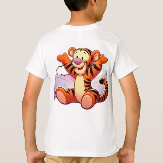 Tigger Cartoon Tiger T-Shirt Tシャツ (裏面)