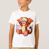 Tigger Cartoon Tiger T-Shirt Tシャツ (正面)