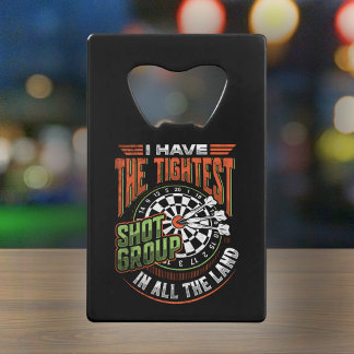 Tightet Shot Group - Dart Player クレジットカード栓抜き