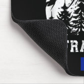 Tignes France Alps Ski Resort Alpine Skiing French マウスパッド (コーナー)