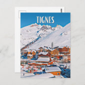 Tignes Station de ski  ポストカード (正面/裏面)