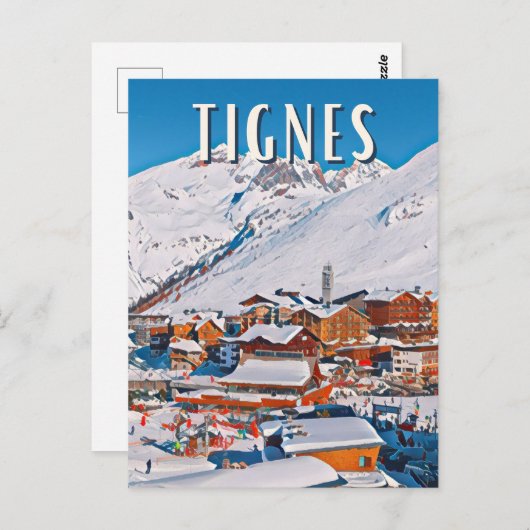 Tignes Station de ski ポストカード (正面/裏面)