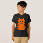 Tigr -かわいいトラ-子供のTシャツ Tシャツ (正面フル)