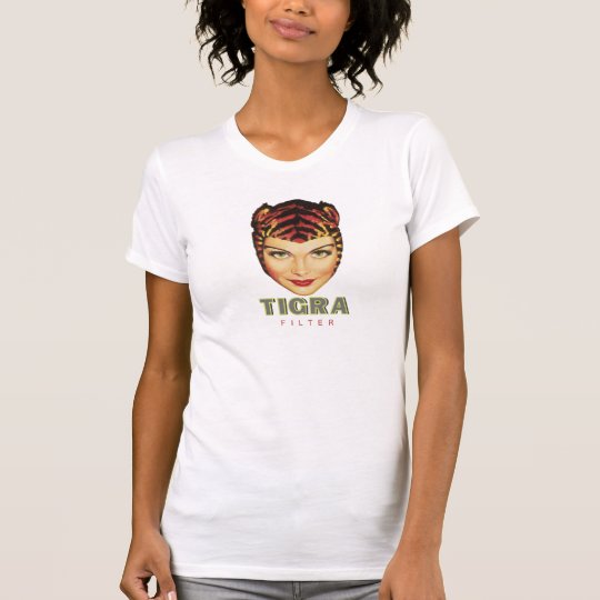 Tigraのタバコの女性 Tシャツ Zazzle Co Jp