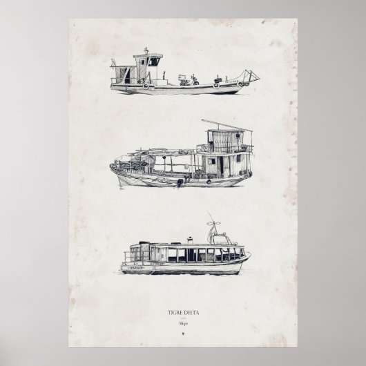 Tigreデルタ：パーツ1の出荷プリント ポスター (正面)