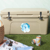 Tigre Blanc Animal Vie Sauvage Jungle Nature シール (クーラー)