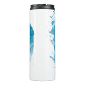 Tigre Blanc Animal Vie Sauvage Jungle Nature タンブラー (裏面)