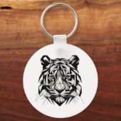 Tigre mirando キーホルダー (裏面)