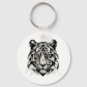 Tigre mirando キーホルダー (裏面)