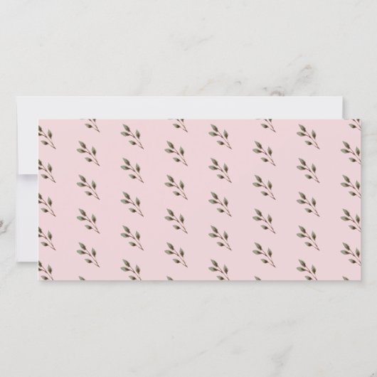 Tigsフォトモダン誕生日 サンキューカード (裏面)