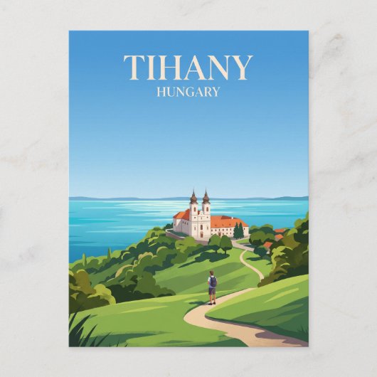 Tihany Abbey Hungary ポストカード (正面)
