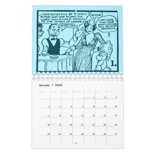 Tijuana Bibles 2026 Wall Calendar (Safe for Work) カレンダー (1月 2026)