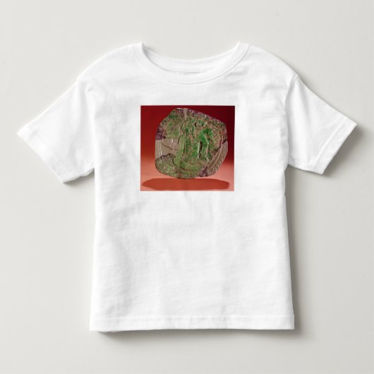 Tikalの場所、グアテマラからの王の胸 トドラーTシャツ (正面)