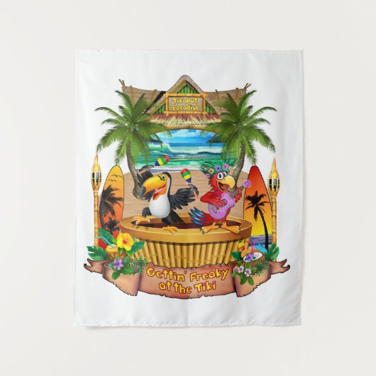 TIKIで気紛れなGETTING タペストリー (正面)