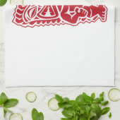 tikiのトーテムの戦士 キッチンタオル (折り畳み)