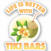 Tikiのバー シール (正面)