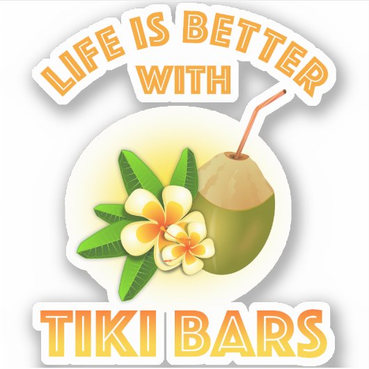 Tikiのバー シール (正面)