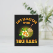Tikiのバー ポストカード (スタンド正面)